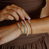 Beaded Layering Bracelet | Ischia - Pearl + Olive