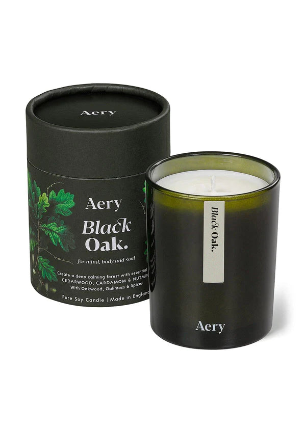 Botanical Scented Candle | Black Oak