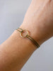 Gold Circular Bracelet | Grey - NØRDEN