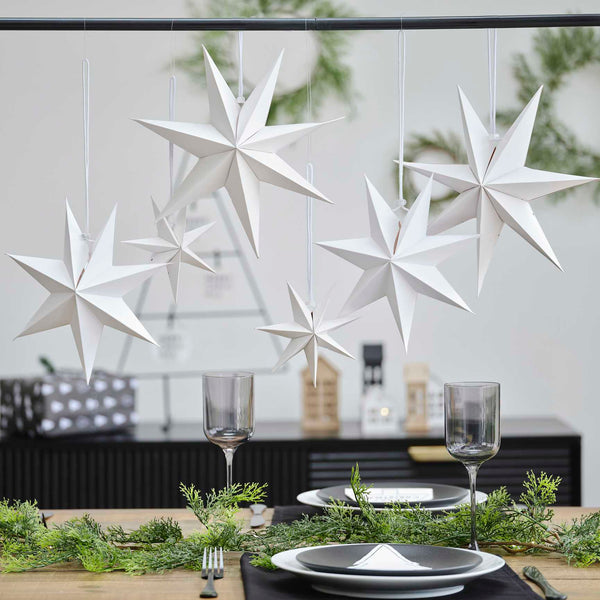 Star Christmas Decorations | White Large - NØRDEN