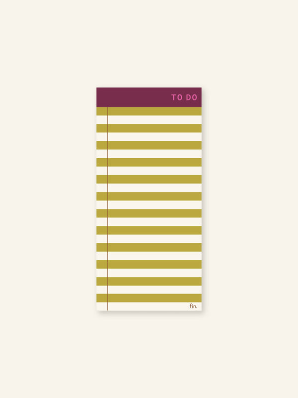 Colourful Striped Lists | Olive