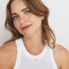 Crystal Minimal Necklace | October - Opal