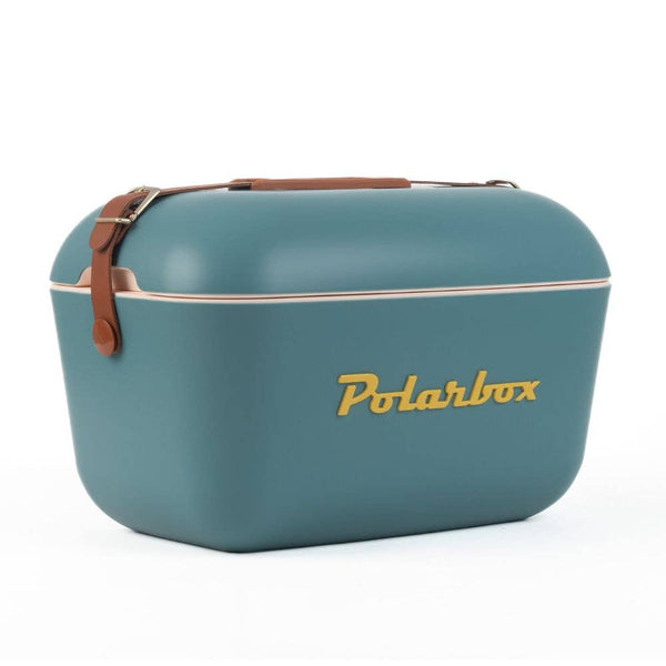 Colourful Retro Coolbox | Blue Marine + Mustard Classic 12L