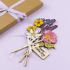 Floral Wooden Bouquet