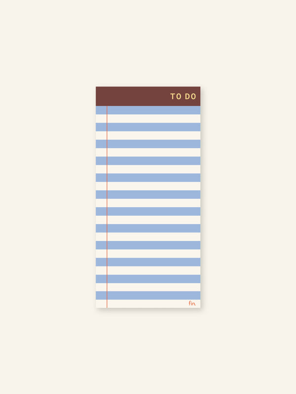 Colourful Striped Lists | Blue