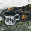 Whimsical Enamel Mug | Trees Large