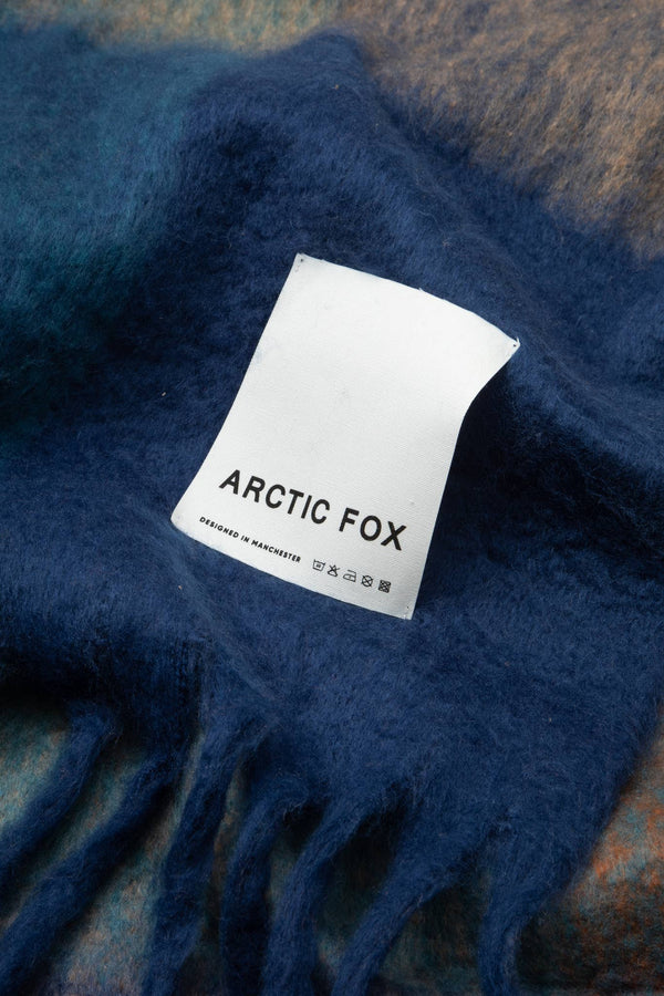 Recycled Soft Throw | Reykjavik Tokyo Lights 24