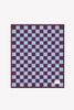 Recycled Soft Throw | Teddy Check Blue