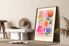 Floral Art Print | Flower Market A3