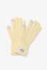Recycled Knit Gloves | Wax Paper Yellow