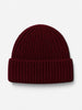 Responsible Beanie Hat | Merino Dark Burgundy