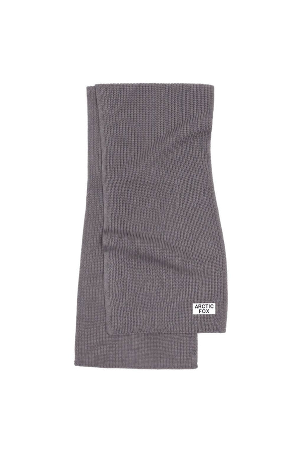 Recycled Knit Scarf | Dark Grey