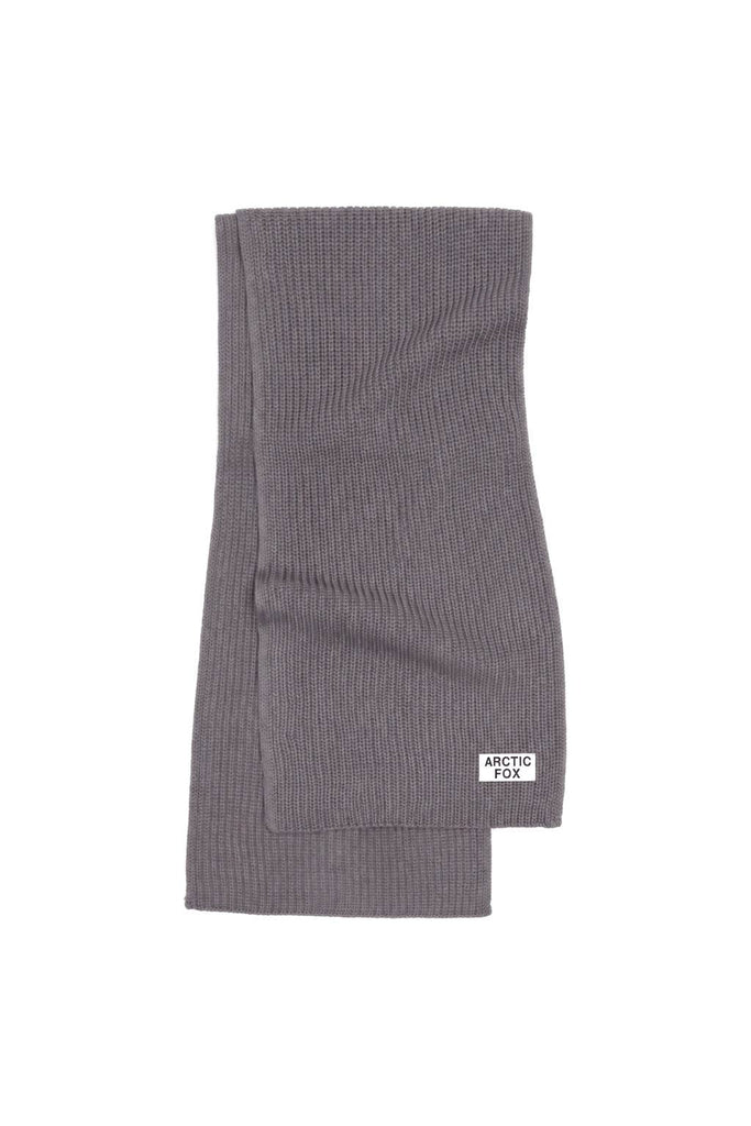 Recycled Knit Scarf | Dark Grey