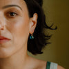 Crystal Drop Earrings | Isla - Portofino Blue Quartz