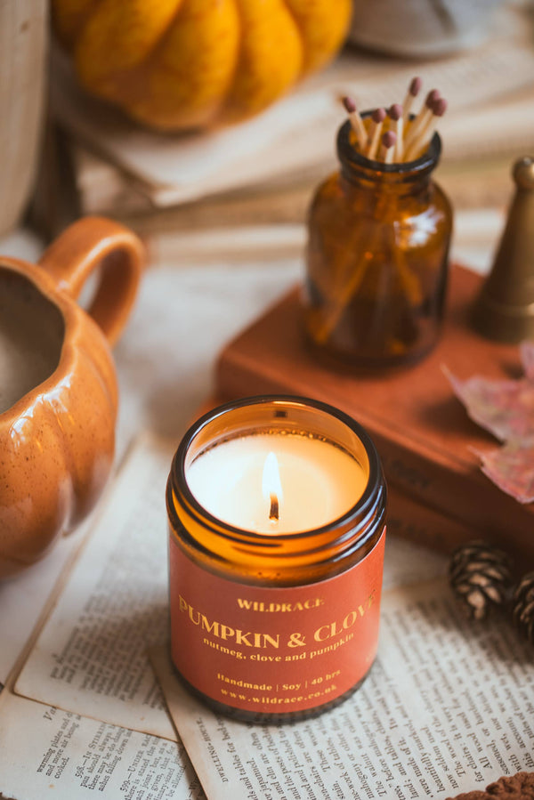 Autumnal Scented Candle | Pumpkin + Clove