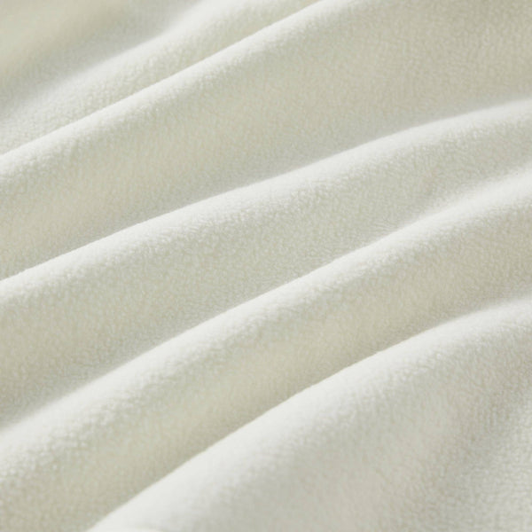 Ultra-Soft Fleece Yoga Blankets: Creme