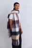 Recycled Soft Scarf | Reykjavik Purple + Brown