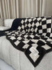Recycled Soft Throw | Teddy Check Brown
