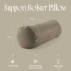 Yoga Pillow – Buckwheat-Filled Support Bolster: Teal