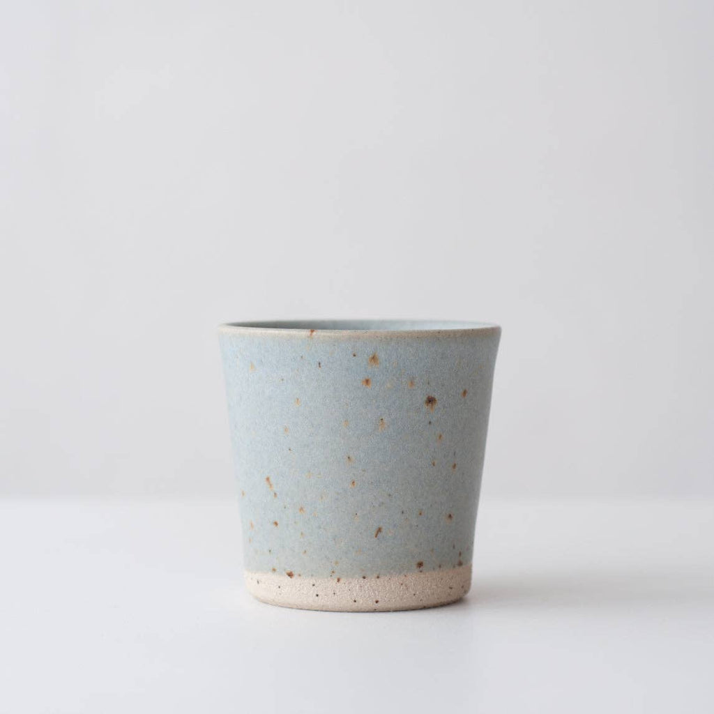 Ceramic Coffee Cup | Speckled - Linen Blue