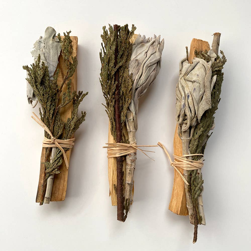 Ritual Clearing + Energy | Sage - White, Palo Santo + Cedar
