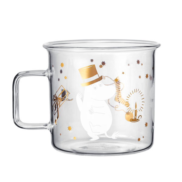 Whimsical Glass Mug | Moomin Sparkling Stars