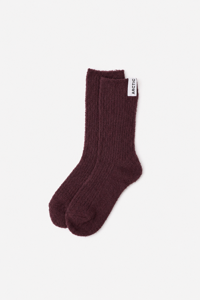 Sustainable Cosy Socks | Cherry Lacquer