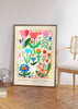 Floral Art Print | The Earth Laughs in Flowers A3