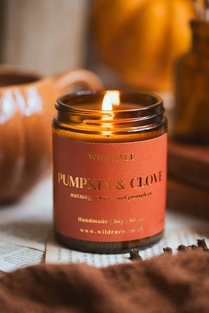 Autumnal Scented Candle | Pumpkin + Clove