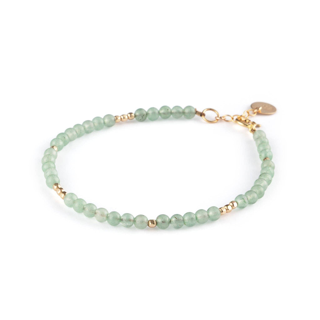 Beaded Layering Bracelet | Oceanus - Green Aventurine