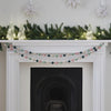 Christmas Felt Garland | Candy Cane Bead