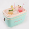 Colourful Retro Coolbox | Cyan Green + Baby Rose Classic 20L