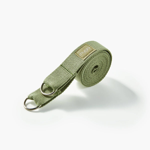 2-in-1 Yoga Strap & Mat Carrier – Deepen Your Practice in Style: Moss