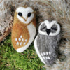 Natural Felt Decoration | Owl
