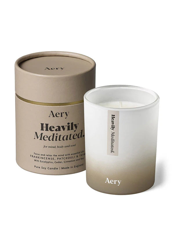 Aromatherapy Scented Candle | Heavily Meditated