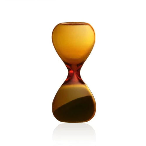 Sculptural Glass Timer | Yellow Small - NØRDEN