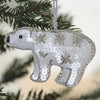 Luxury Embroidered Decoration | Polar Bear