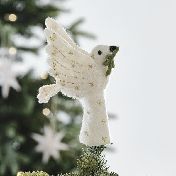 Christmas Felt Topper | Dove
