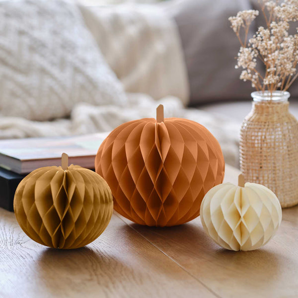 Pumpkin Paper Decorations | Set