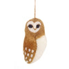 Natural Felt Decoration | Owl