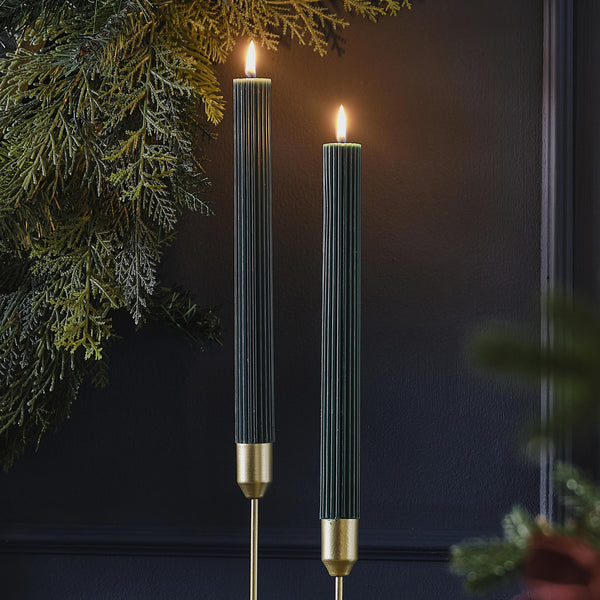 Luxury Ribbed Candles | Pine