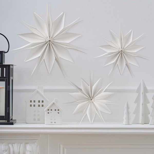 Star Christmas Decorations | White Small - NØRDEN