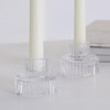 Luxury Glass Candleholder | Ribbed