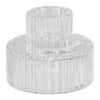 Luxury Glass Candleholder | Ribbed