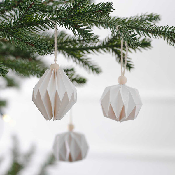 Origami Christmas Baubles - NØRDEN