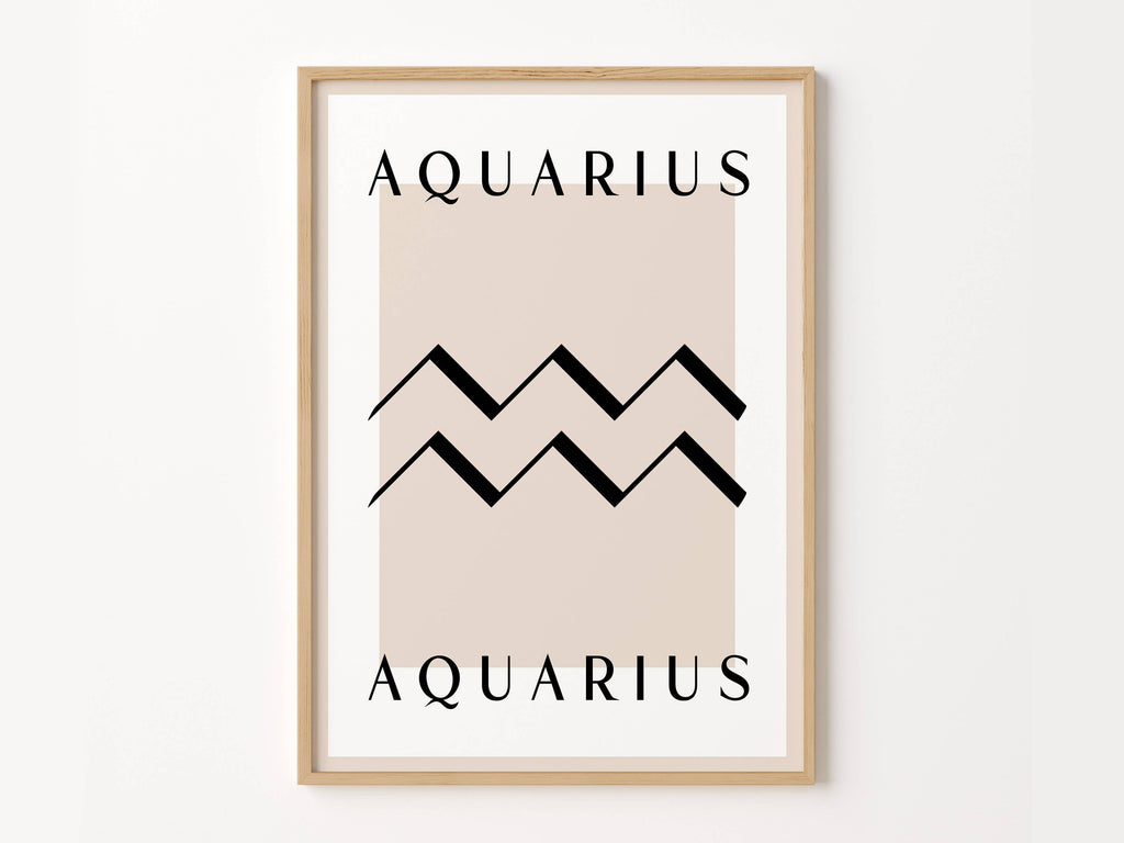 Zodiac Digital Print | Aquarius - NØRDEN