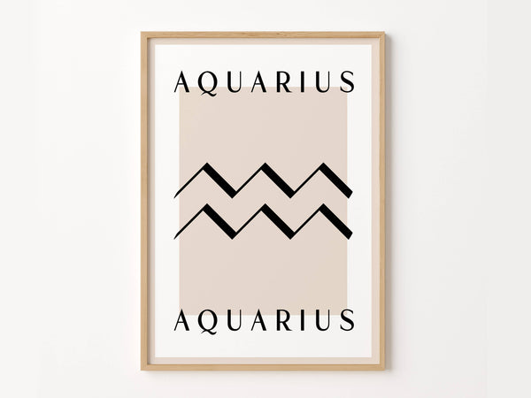 Zodiac Digital Print | Aquarius - NØRDEN