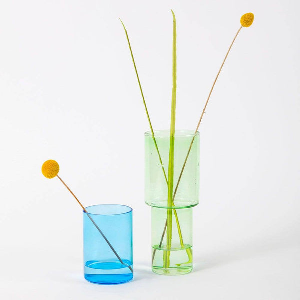 Glass Stacking Vase | Blue & Green - NØRDEN