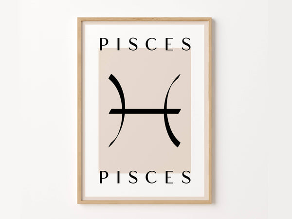 Zodiac Digital Print | Pisces - NØRDEN