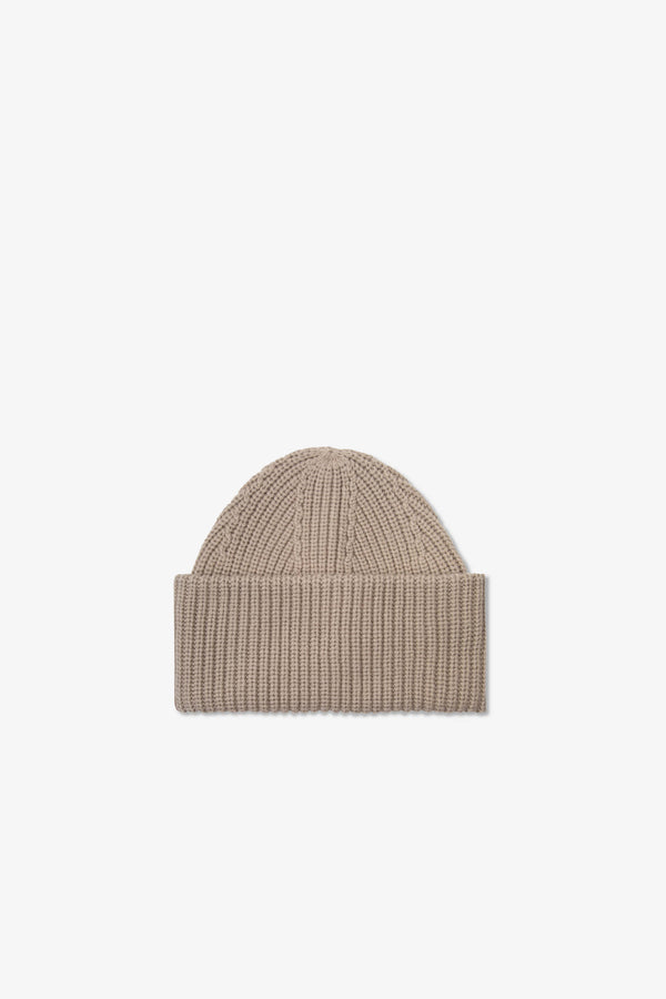 Merino Beanie Hat | Beige - NØRDEN